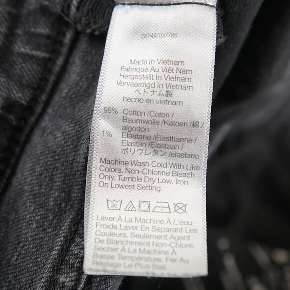 Madewell Mid Rise Perfect Vintage Straight Rosella Wash Black Jeans 26 Petite - Picture 11 of 12